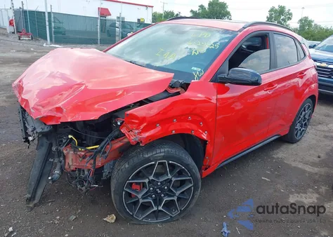 2023 Hyundai Kona N из США, поврежденный, VIN KM8KH3AC4PU008192